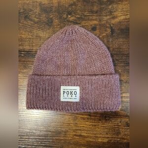 Poko Loko Alpaca Knit Beanie in Mauve